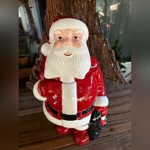 Pottery Barn Santa Cookie Jar! BNIB